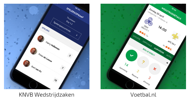 Zoals wellicht bekend is de app van voetbal.nl gewijzigd. De oude app is opgeheven en er is een nieuwe app ontwikkeld waar je je opnieuw moet registreren.