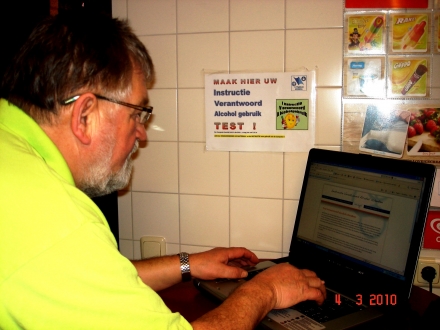 Bennie Hermsen verzorgt de Horeca vrijwilligers planning