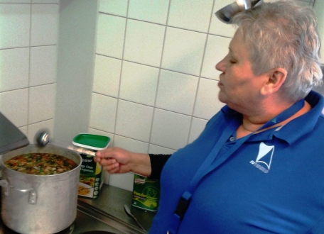 Wiljo maakt soep