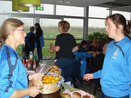 KNVB trainingsdag met een goed verzorgde lunch.