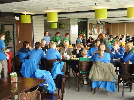 KNVB trainingsdag selectie meisjes 13 jaar op 23 oktober 2012.