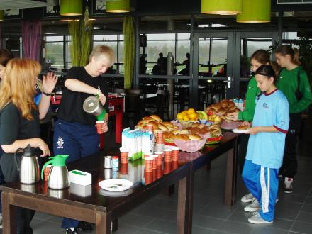 KNVB trainingsdag met een goed verzorgde lunch.