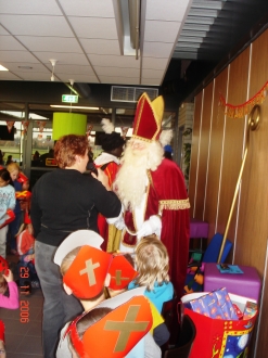 Sint Nicolaas op bezoek bij sv Twello in 2006