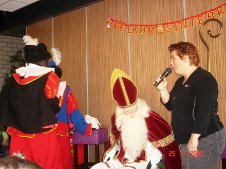Sint Nicolaas op bezoek bij sv Twello in 2006