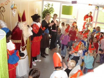Sint Nicolaas op bezoek bij sv Twello in 2006