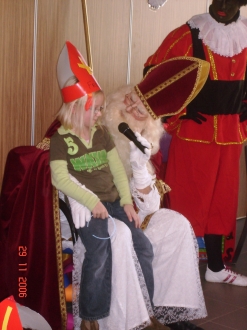 Sint Nicolaas op bezoek bij sv Twello in 2006