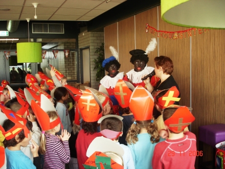 Sint Nicolaas op bezoek bij sv Twello in 2006