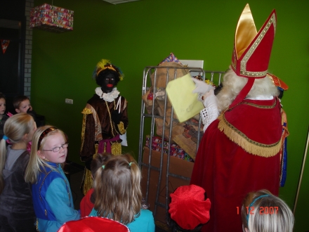 Sint Nicolaas op bezoek bij sv Twello in 2007