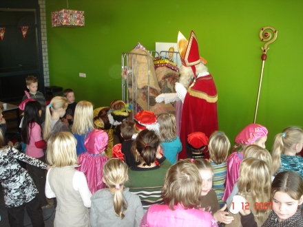 Sint Nicolaas op bezoek bij sv Twello in 2007