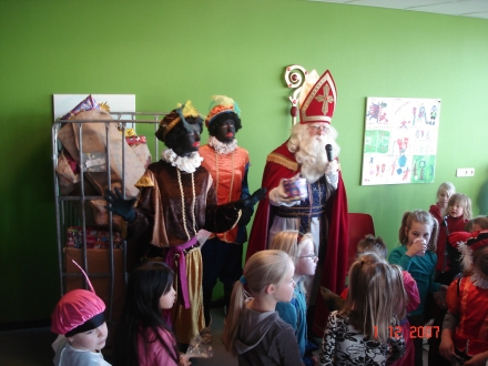 Sint Nicolaas op bezoek bij sv Twello in 2007