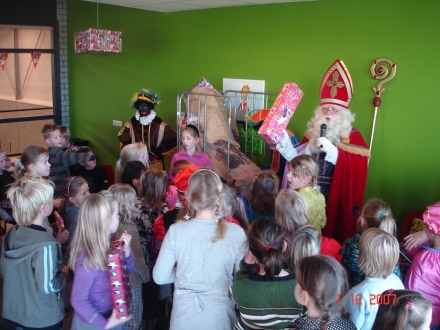 Sint Nicolaas op bezoek bij sv Twello in 2007