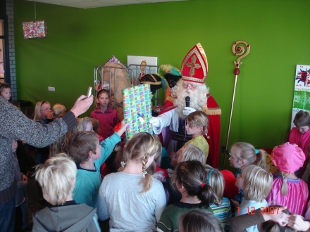 Sint Nicolaas op bezoek bij sv Twello in 2007