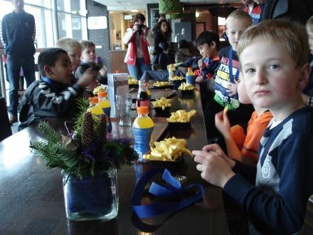 DE traktatie voor de F5 voetbalkampioenen!