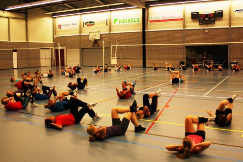 Volleybalclinic met Bas van de Goor oktober 2013