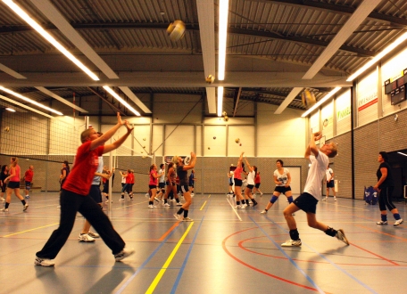 Volleybalclinic met Bas van de Goor oktober 2013