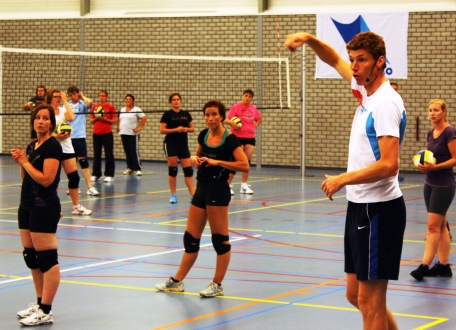 Volleybalclinic met Bas van de Goor oktober 2013
