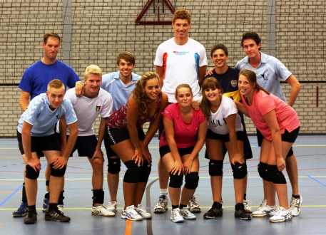 Volleybalclinic met Bas van de Goor oktober 2013
