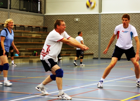 Volleybalclinic met Bas van de Goor oktober 2013