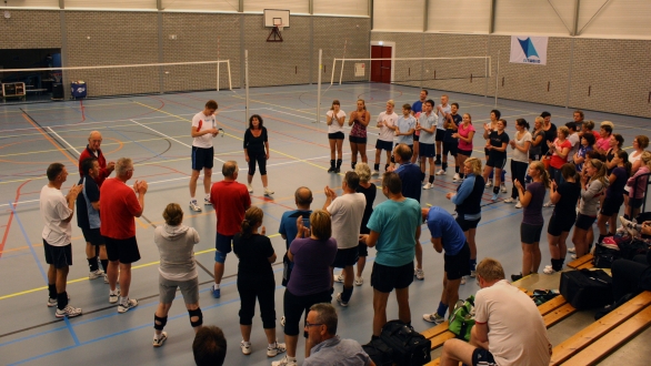 Bas van de Goor gaf  op 10 Sept.een clinic bij SV Twello