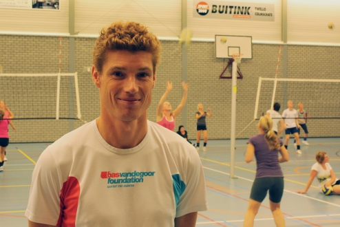 Bas van de Goor gaf op 10 Sept. een clinic bij SV Twello.