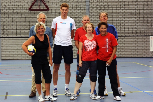 Bas van de Goor gaf op 10 Sept. een clinic bij SV Twello.