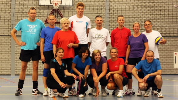 Bas van de Goor gaf 10 Sept. een clinic bij SV Twello.