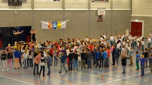 De Opening van de Nationale sportweek 2014 in de Zuiderlaan 