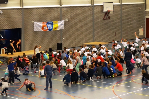 De Opening van de Nationale sportweek 2014 in de Zuiderlaan 