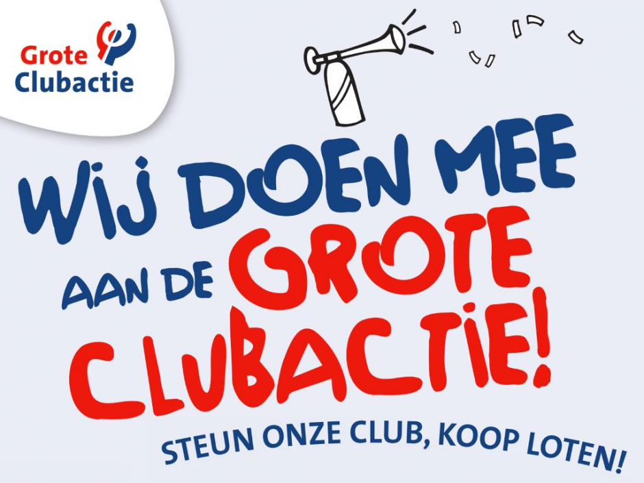 SV Twello doet dit jaar weer mee met de Grote Clubactie. Het is een inkomstenbron die de vereniging goed kan gebruiken!