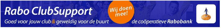 Op 5 oktober gaat de Rabo Clubsupportactie weer van start. De actie loopt tot en met 25 oktober. Net als vorig jaar stelt de Rabobank een fors bedrag beschikbaar aan alle deelnemende clubs om een leuke, nuttige, vernieuwende of andere activiteit financieel haalbaar te maken.